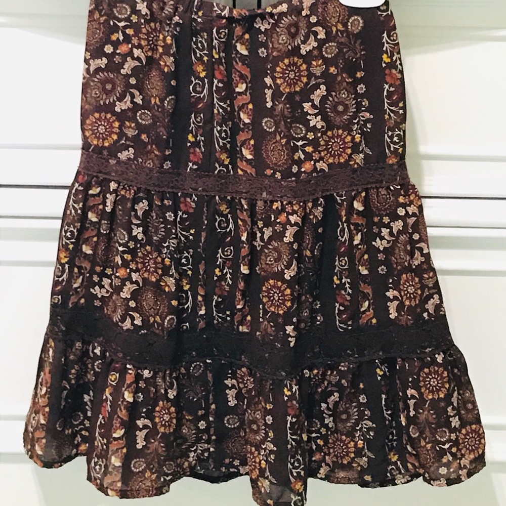 Girls fall skirt